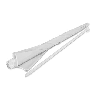 Canopy Beach Umbrella (White/Silver) — White/Silver