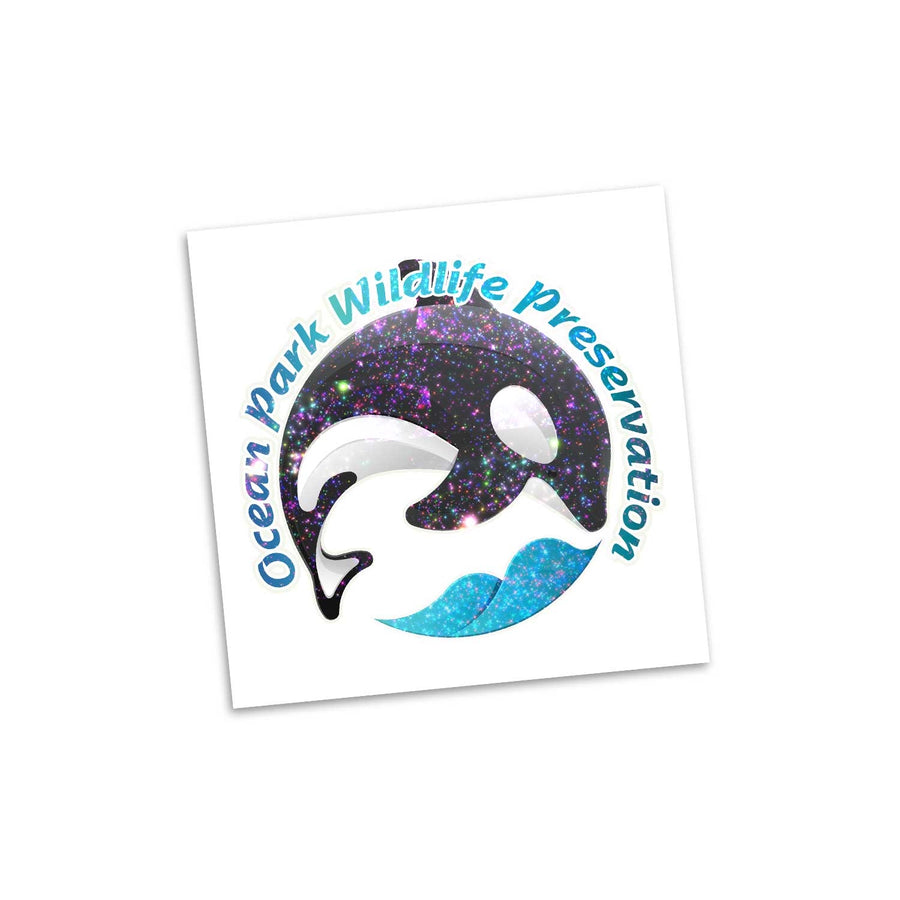 Glitter Temporary Tattoo Glitter - 51mm x 51mm (White)