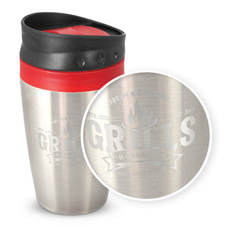 Kiln Coffee Cup (Red) — Engraving
