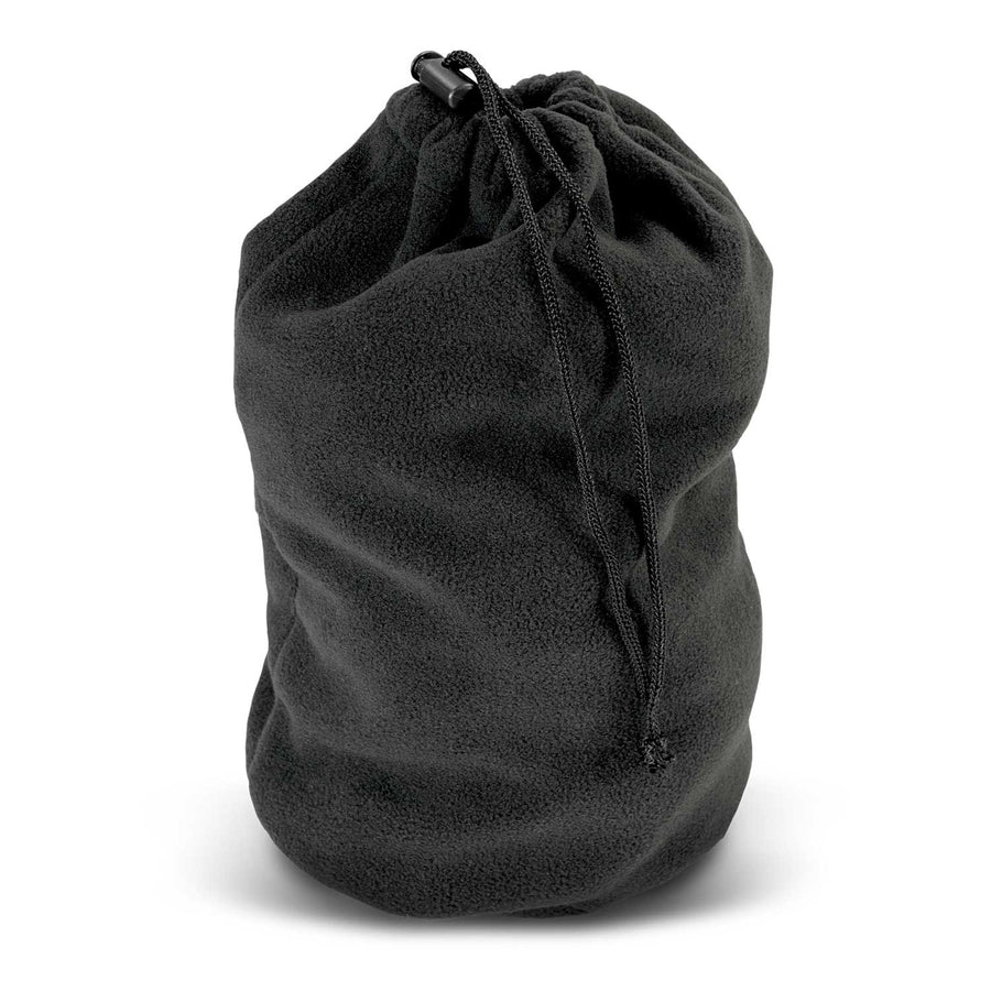 Drift Fleece Drawstring Bag (Black)