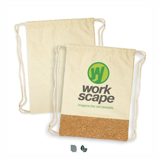 Loom Drawstring Backpack (Natural) — Impact Aware