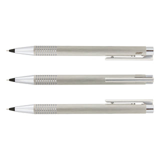 LAMY Logo Pen and Pencil Set (Brushed Silver) — Pencil Brushed Silve