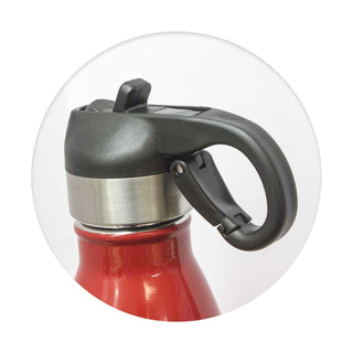 Ridgeline Steel Bottle - Flip Lid (Purple) — Detail