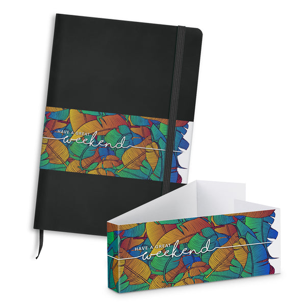 Linen Unlined Notebook (Black)