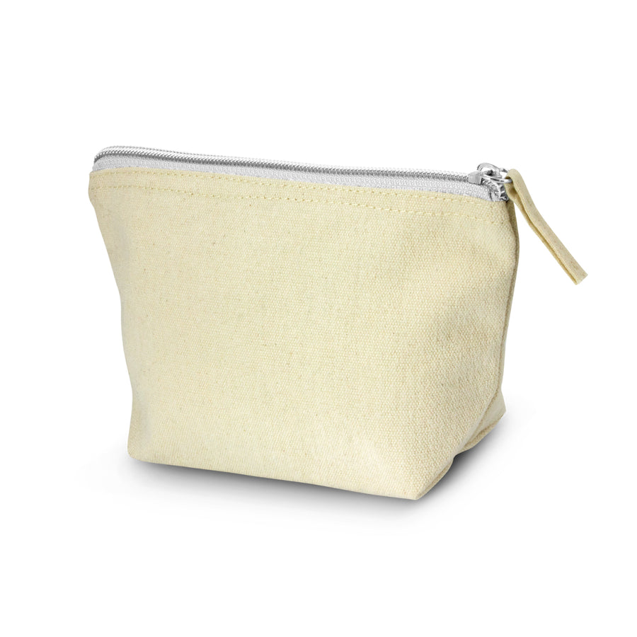 Canvas Cosmetic Bag - Small (Natural)