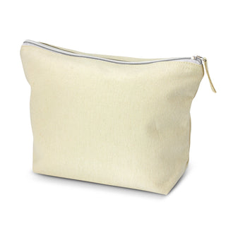 Canvas Cosmetic Bag - Large (Natural)