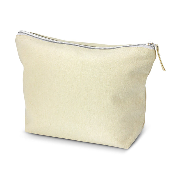 Canvas Cosmetic Bag - Large (Natural)