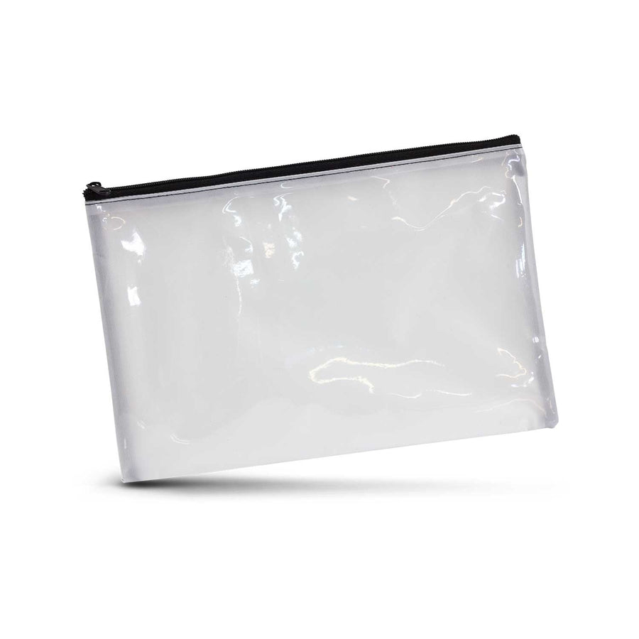Clarity Cosmetic Bag - Medium (White)