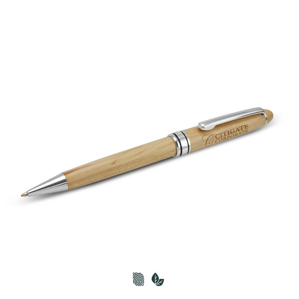 Supreme Wood Pen (Natural/Silver)