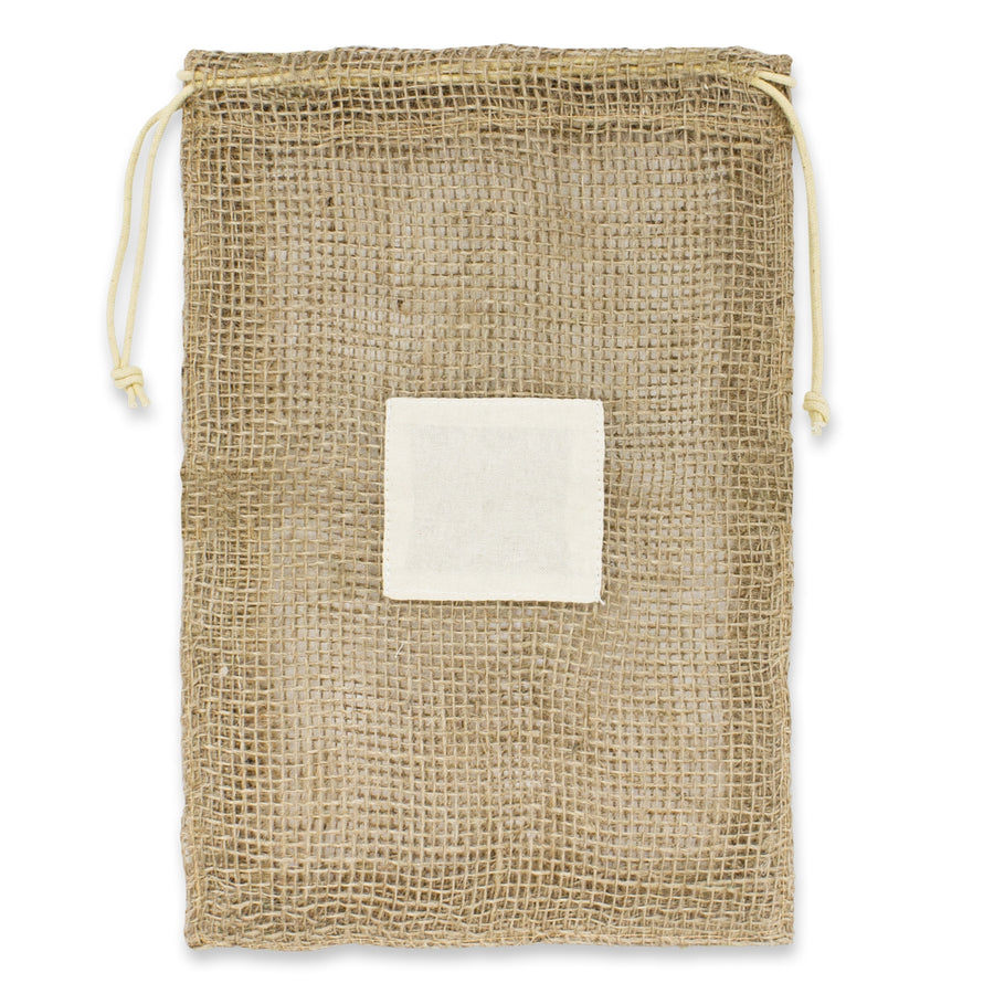 Weft Jute Net Produce Bag (Natural)