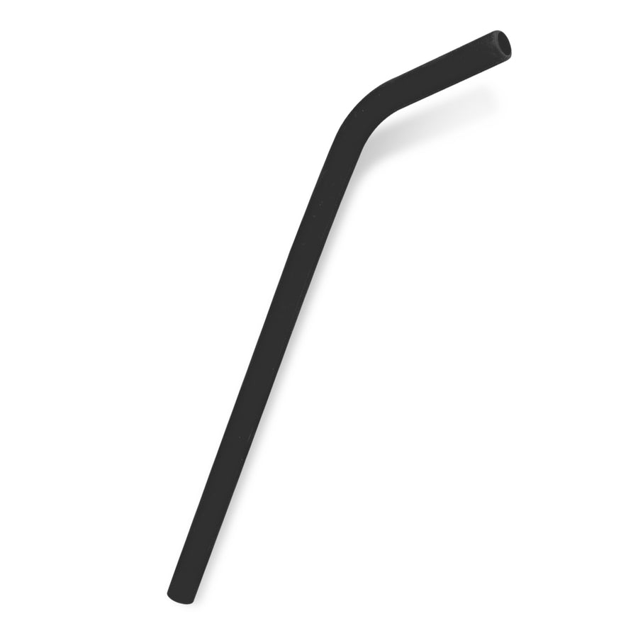 Flax Silicone Straw (Black)
