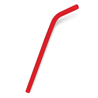 Flax Silicone Straw (Red)