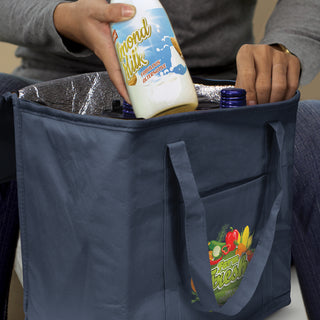 Tundra Shopping Cooler (Navy) — Black