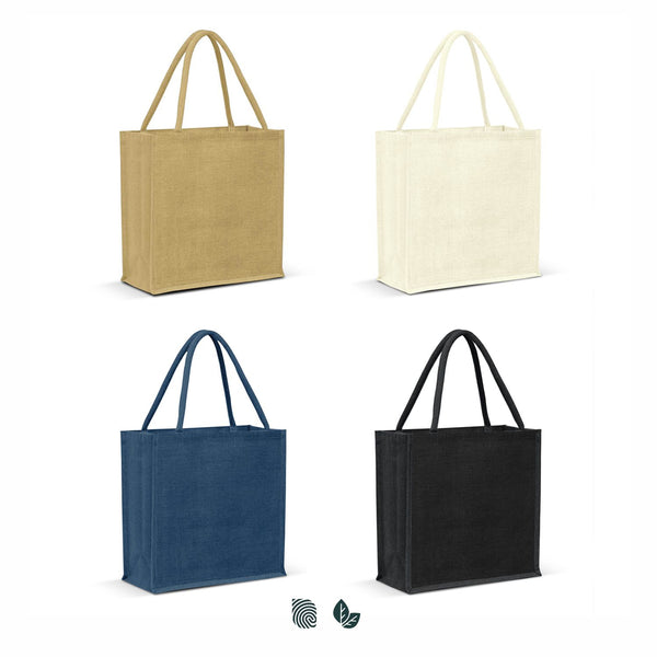 Greystone Jute Tote Bag - Colour Match (Natural)
