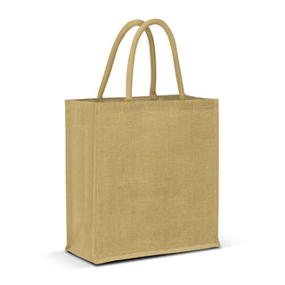 Flax Jute Tote Bag - Colour Match (Natural)