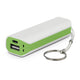 White/Bright Green