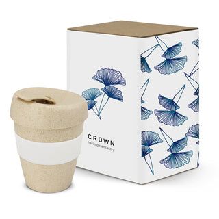 Express Cup - Natural 350ml (Dark Green) — Gift Box Sleeve