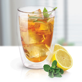 Basin Double Wall Glass - 410ml (Clear) — Feature