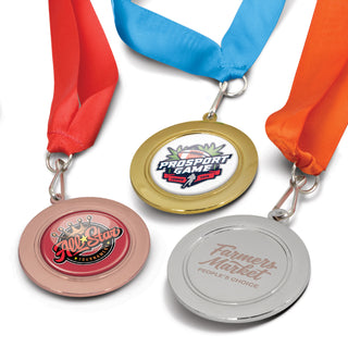 Crest Medal - 65mm (Purple)
