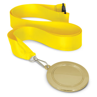 Crest Medal - 65mm (Gold) — Yellow/Gold