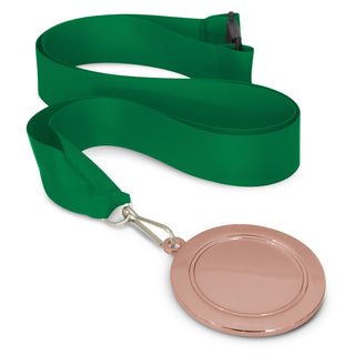 Crest Medal - 65mm (Dark Green) — Dark Green/Bronze