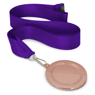 Crest Medal - 65mm (Bronze) — Purple/Bronze