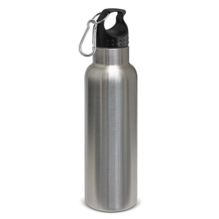 Fiord Vacuum Bottle - Stainless (Black) — Carabiner Lid
