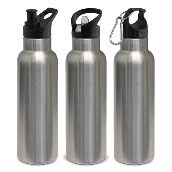Fiord Vacuum Bottle - Stainless (Black)