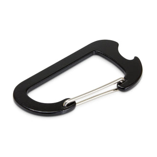 Clip Carabiner Bottle Opener (Black)