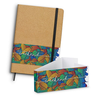 Grain Cork Notebook (Natural) — Belly Band