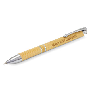 Panama Bamboo Pen (Natural/Black) — Feature