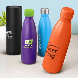 Mirage Powder Coated Vacuum Bottle (Yellow) — Feature