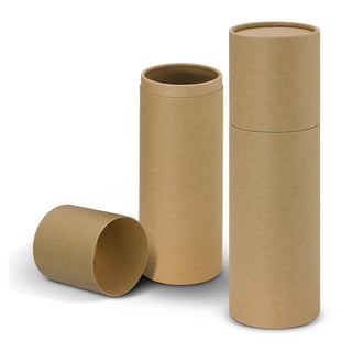 Cylinder Drink Bottle Gift Tube - Small (Natural)
