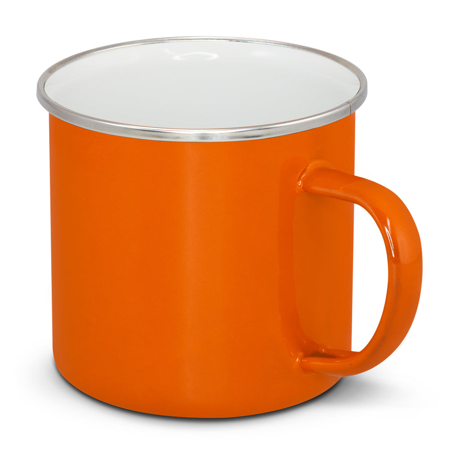 Kiln Enamel Mug (Orange)