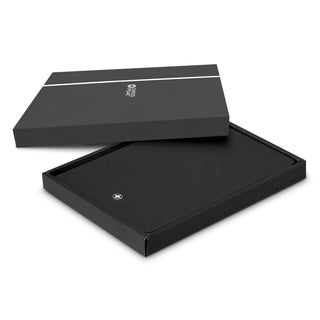 Swiss Peak Heritage A5 Notebook (Black) — Gift Box