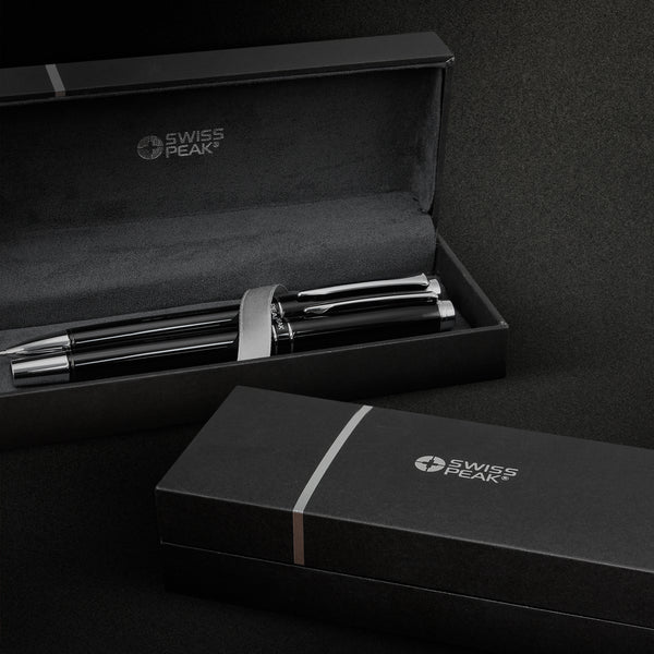 Swiss Peak Heritage Pen Set (Black)