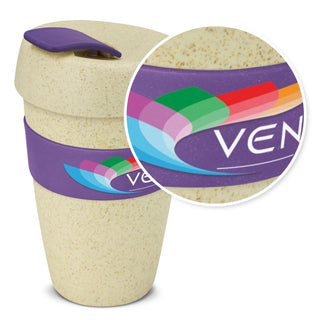 Express Cup - Natural 480ml (Dark Green) — Digital Print