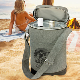 Fjord Wine Cooler Bag (Black/Black) — Feature