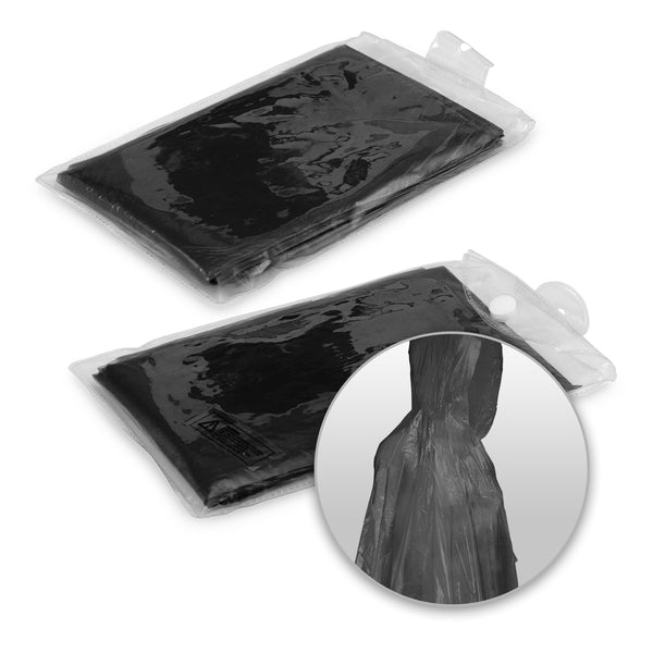 Shelter Emergency Poncho (Black)