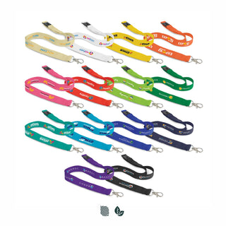 Linen Lanyard (White) — Impact Aware