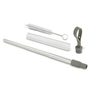 Summit Telescopic Straw with Case (Grey) — Grey