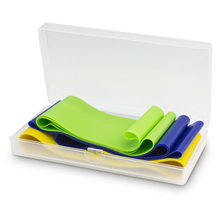 Current Resistance Exercise Bands (Blue) — Open Case