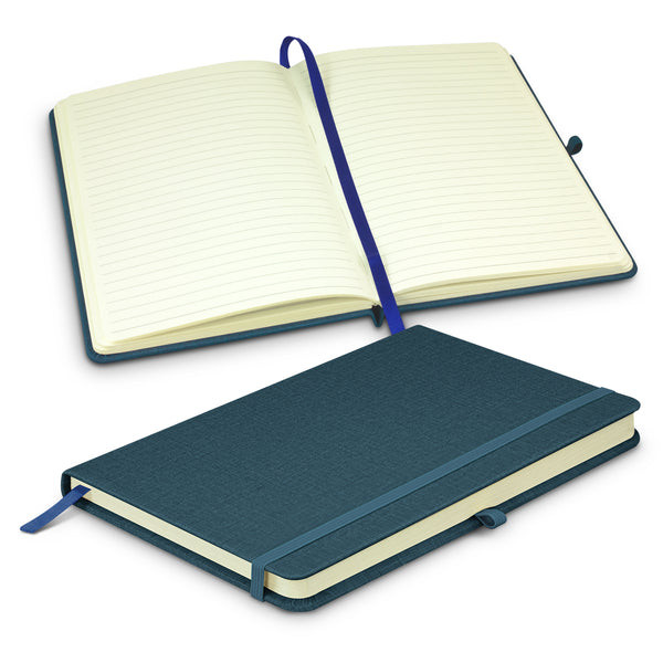 Linen Columbus Notebook (Navy)