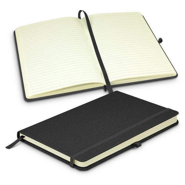 Linen Columbus Notebook (Black)