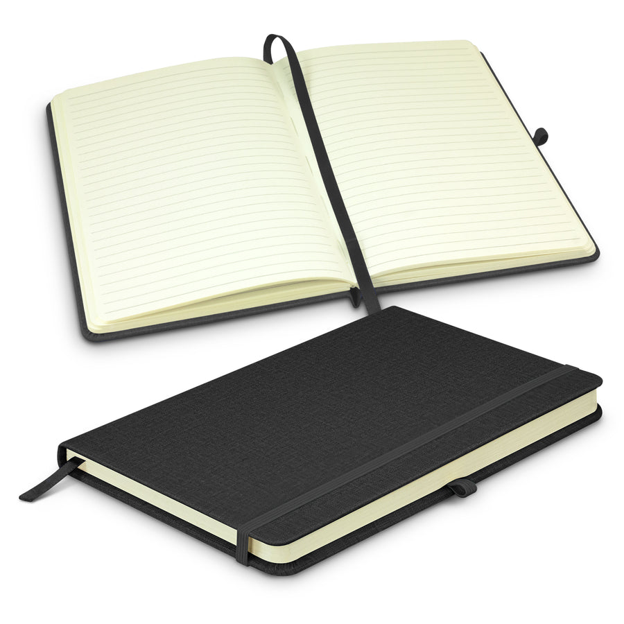 Linen Columbus Notebook (Black)