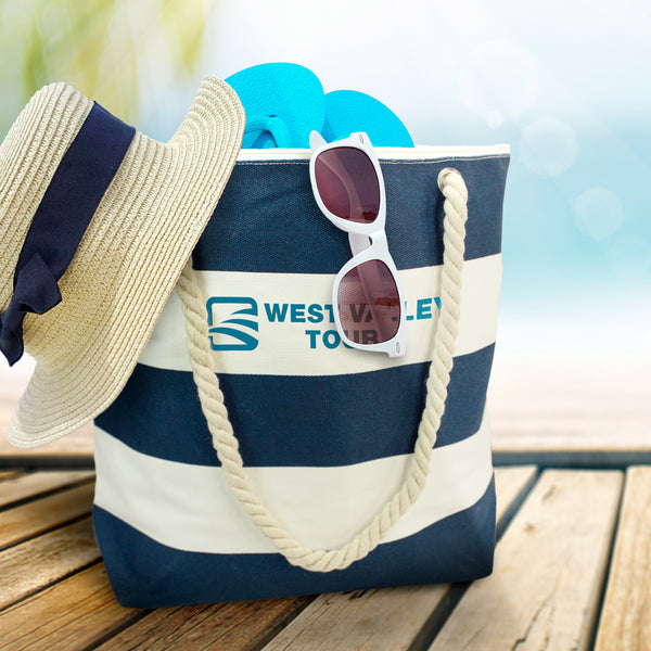 Harbour Bali Tote Bag (Navy/White)