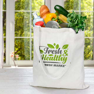 Grove Bamboo Tote Bag (White) — Feature