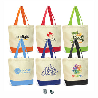 Canvas Sedona Canvas Tote Bag (Bright Green/Natural) — Impact Aware