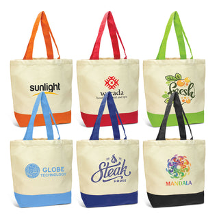 Canvas Sedona Canvas Tote Bag (Royal Blue/Natural)