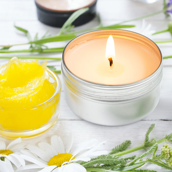 Ember Citronella Candle (Silver)